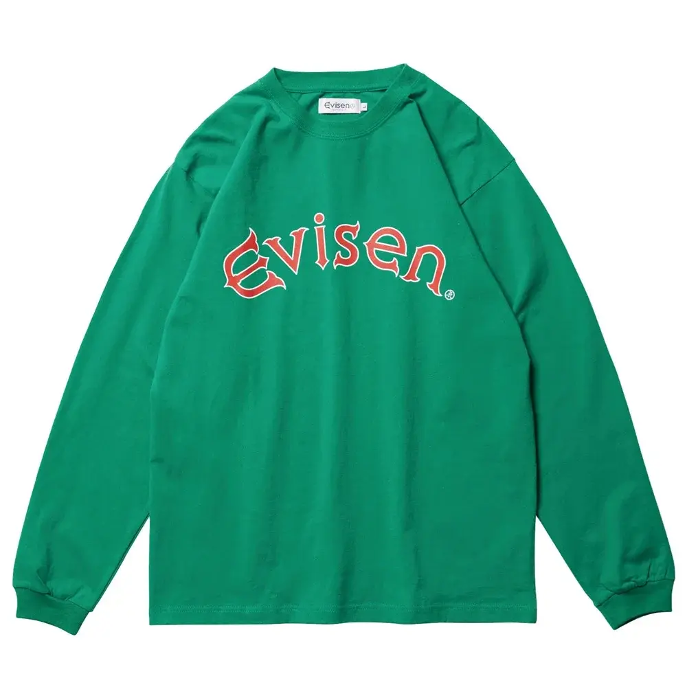 Evisen Arch Logo Forest Long Sleeve Shirt [Size: L]