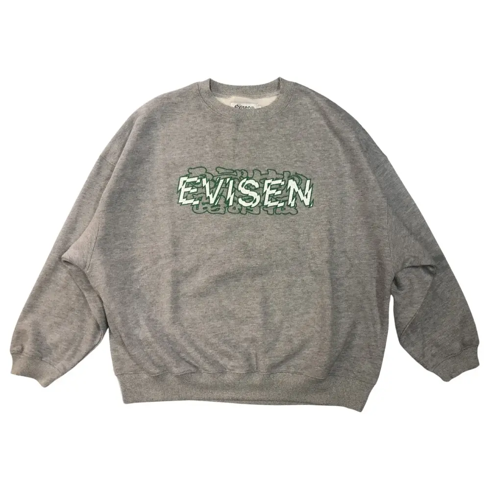 Evisen Sanda Grey Crew Jumper [Size: L]