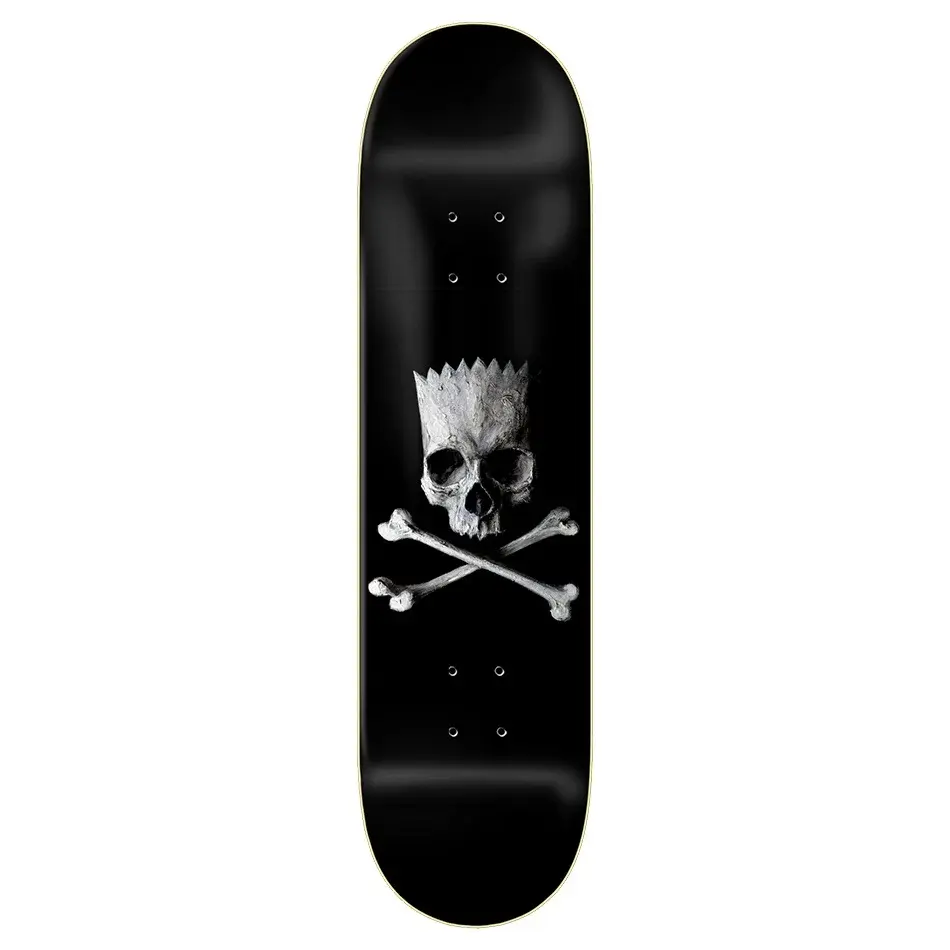 Zero Camp Bart Black White 8.25 Skateboard Deck