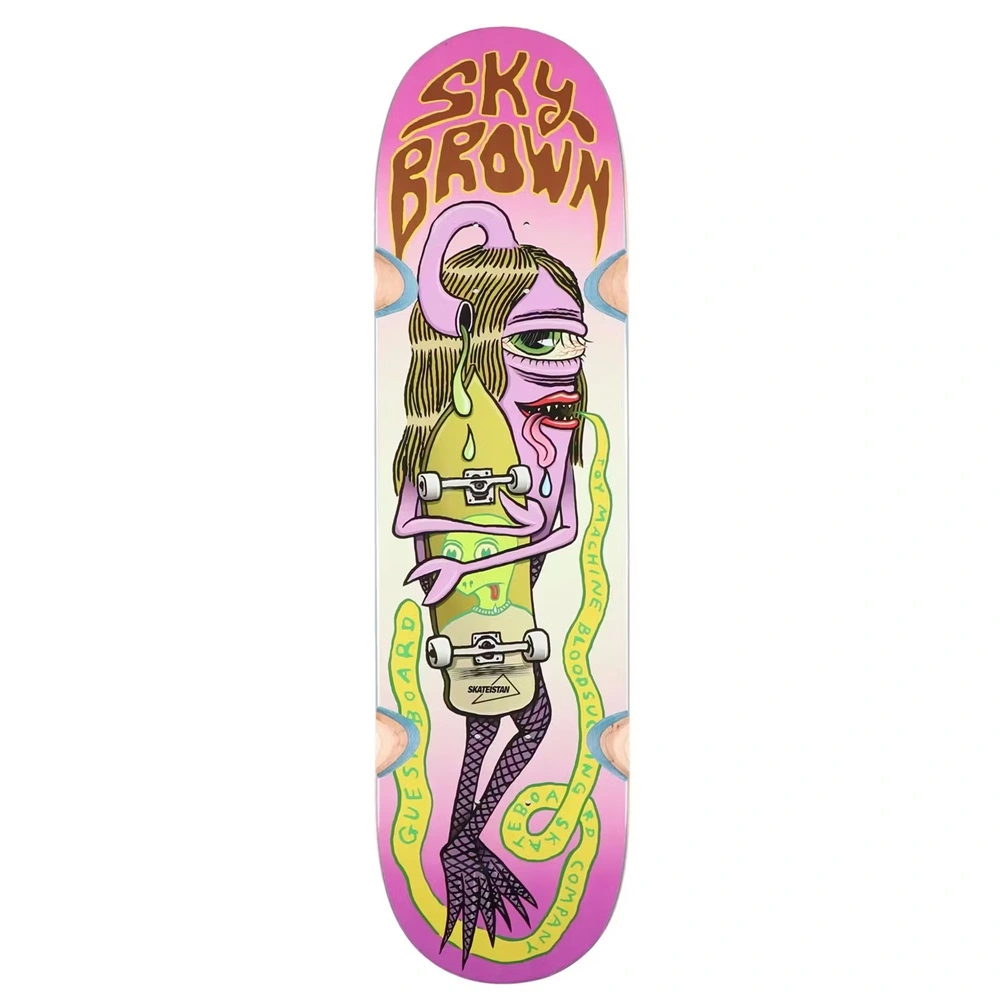 Toy Machine Sky Brown Skateistan 8.25 Skateboard Deck