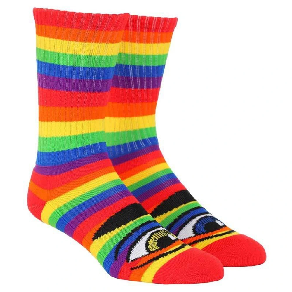 Toy Machine Sect Eye Rainbow Socks