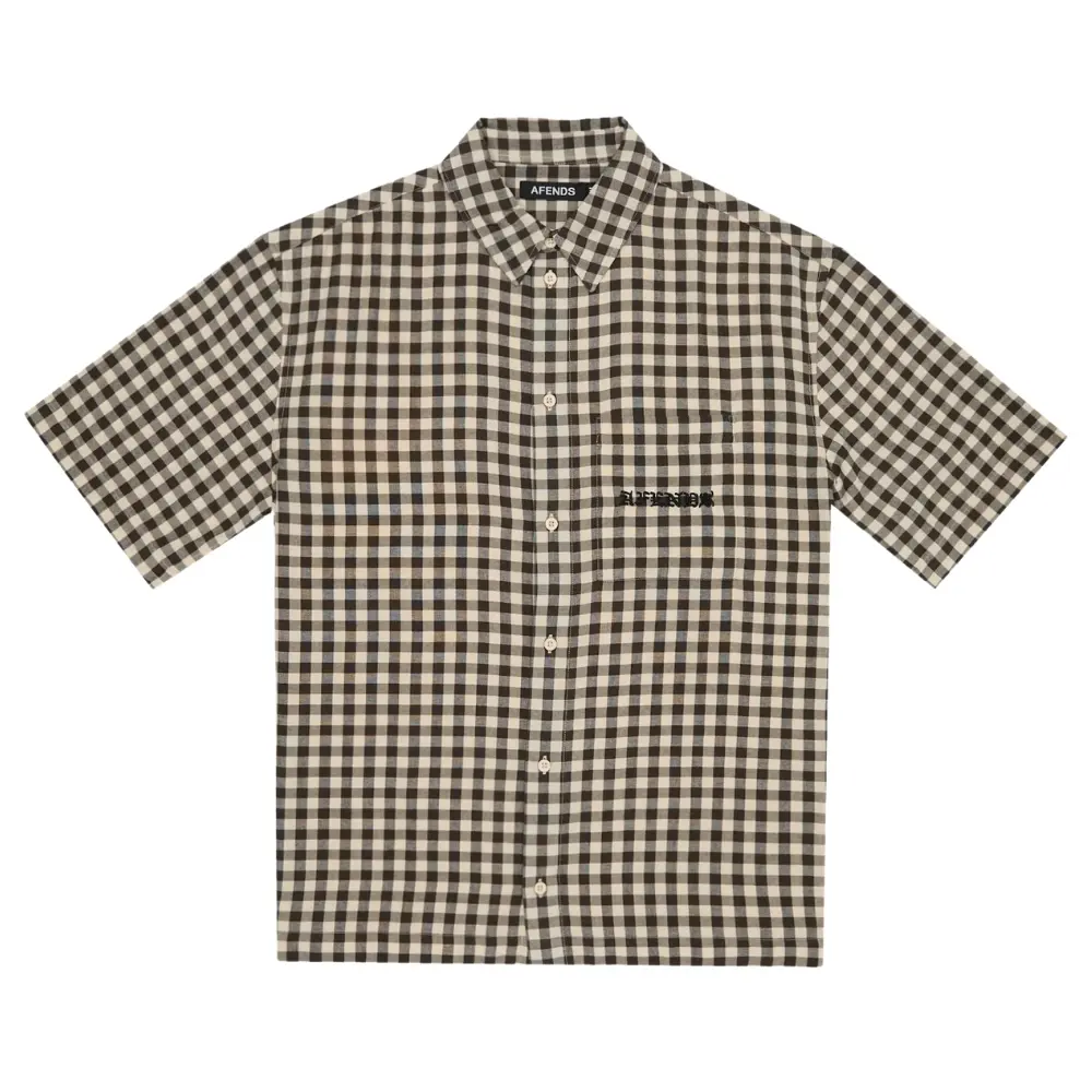 Afends Gambet Sand Button Up Shirt [Size: M]