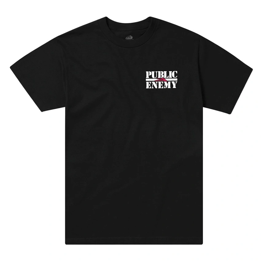 Lakai X Public Enemy Sniper Black T-Shirt [Size: L]