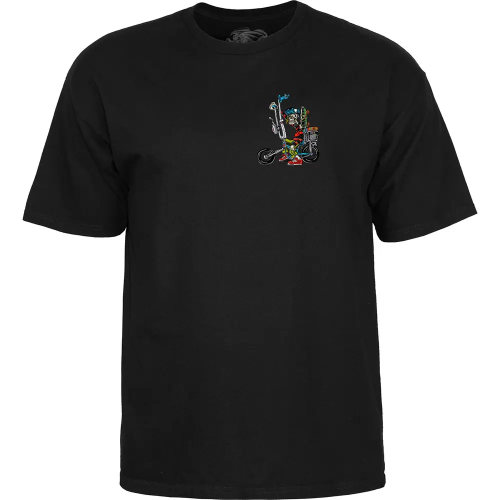 Powell Peralta Cab Chopper Black T-Shirt [Size: M]