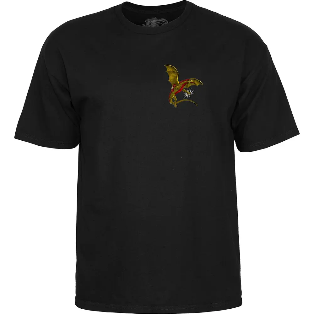 Powell Peralta Dragon Logo Black T-Shirt [Size: S]