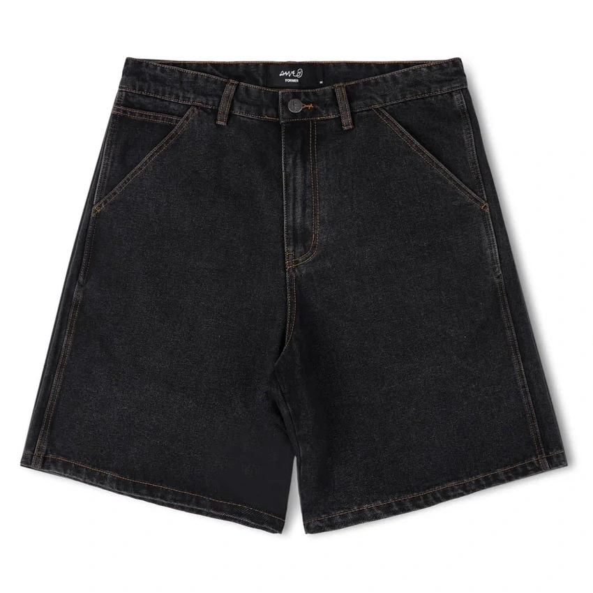 Former Reynolds Denim 21" Washed Black Walk Shorts [Size: 30]