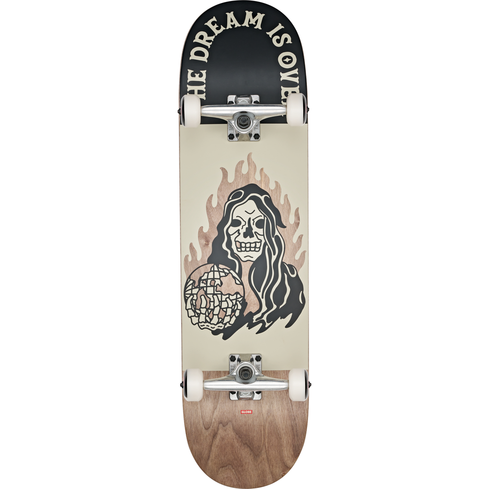 Globe G1 Dream Reaper Dark Maple Black 8.375 Complete Skateboard