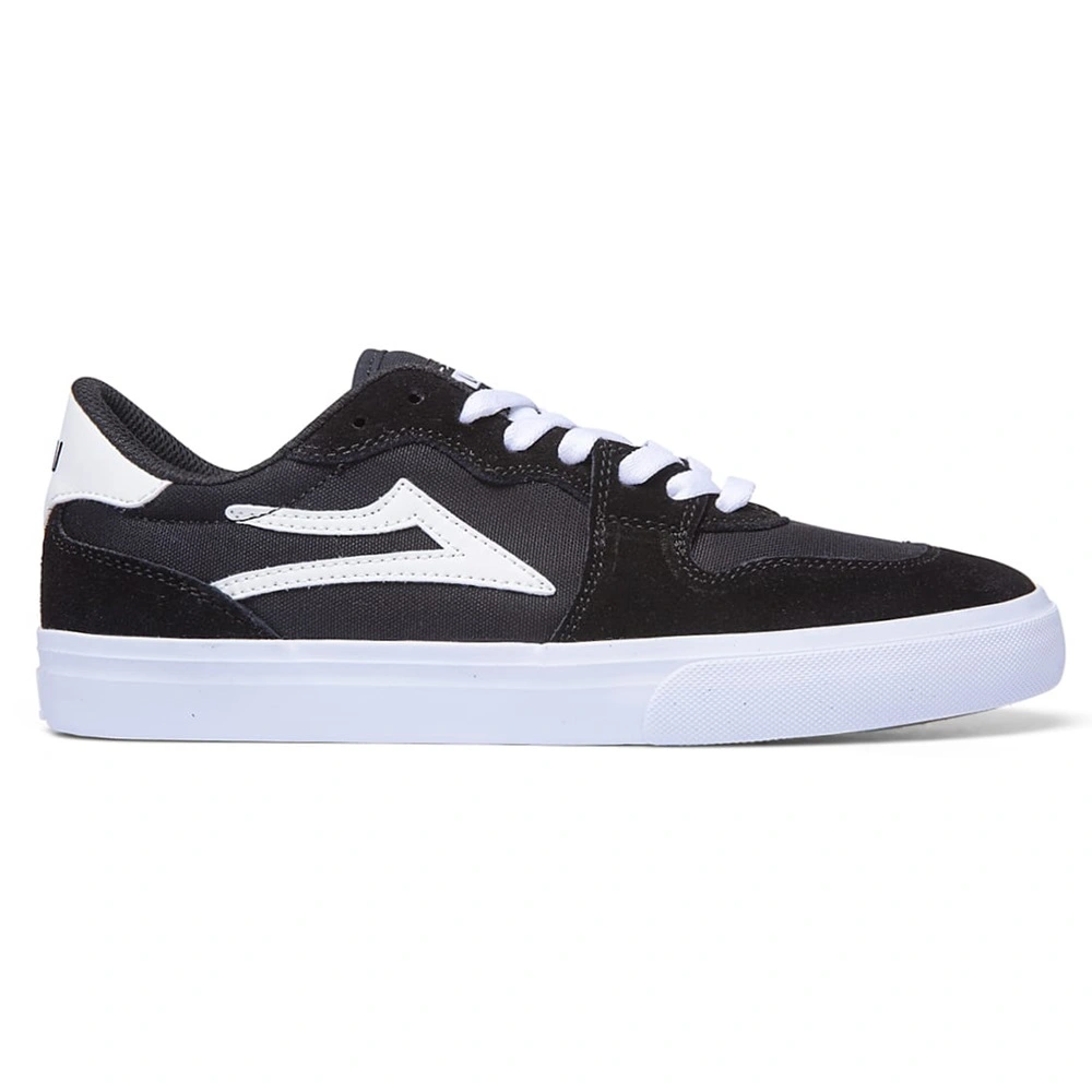 Lakai York Black White Suede Mens Skate Shoes [Size: US 10]