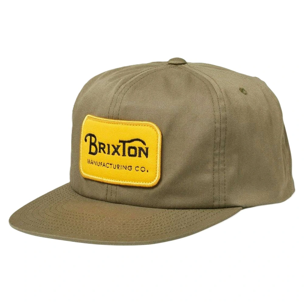 Brixton Grade Olive Surplus Snapback Hat