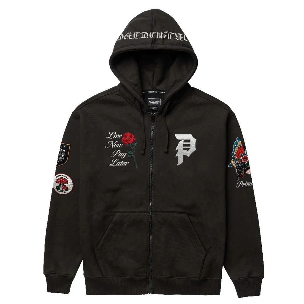 Primitive Temptation Black Zip Hoodie [Size: M]