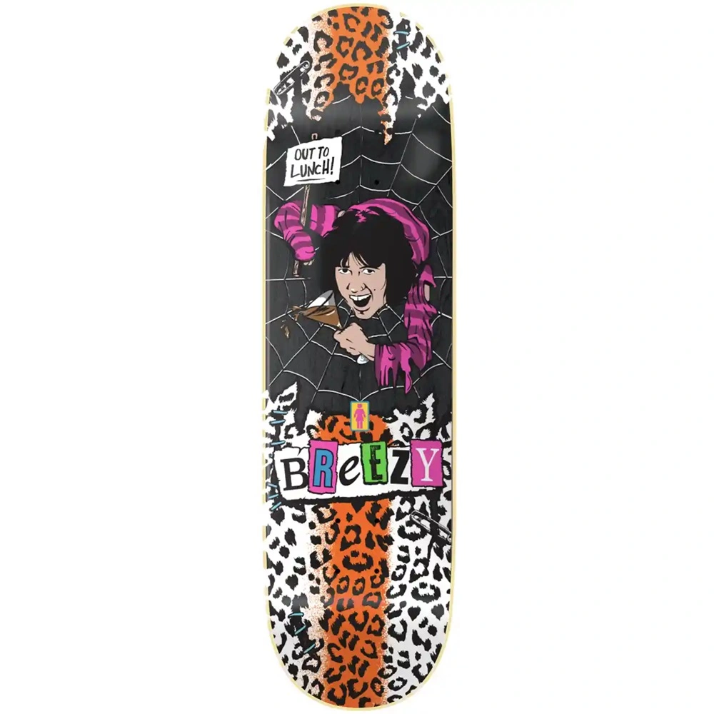 Girl Out To Lunch Breana Geering 8.0 Skateboard Deck