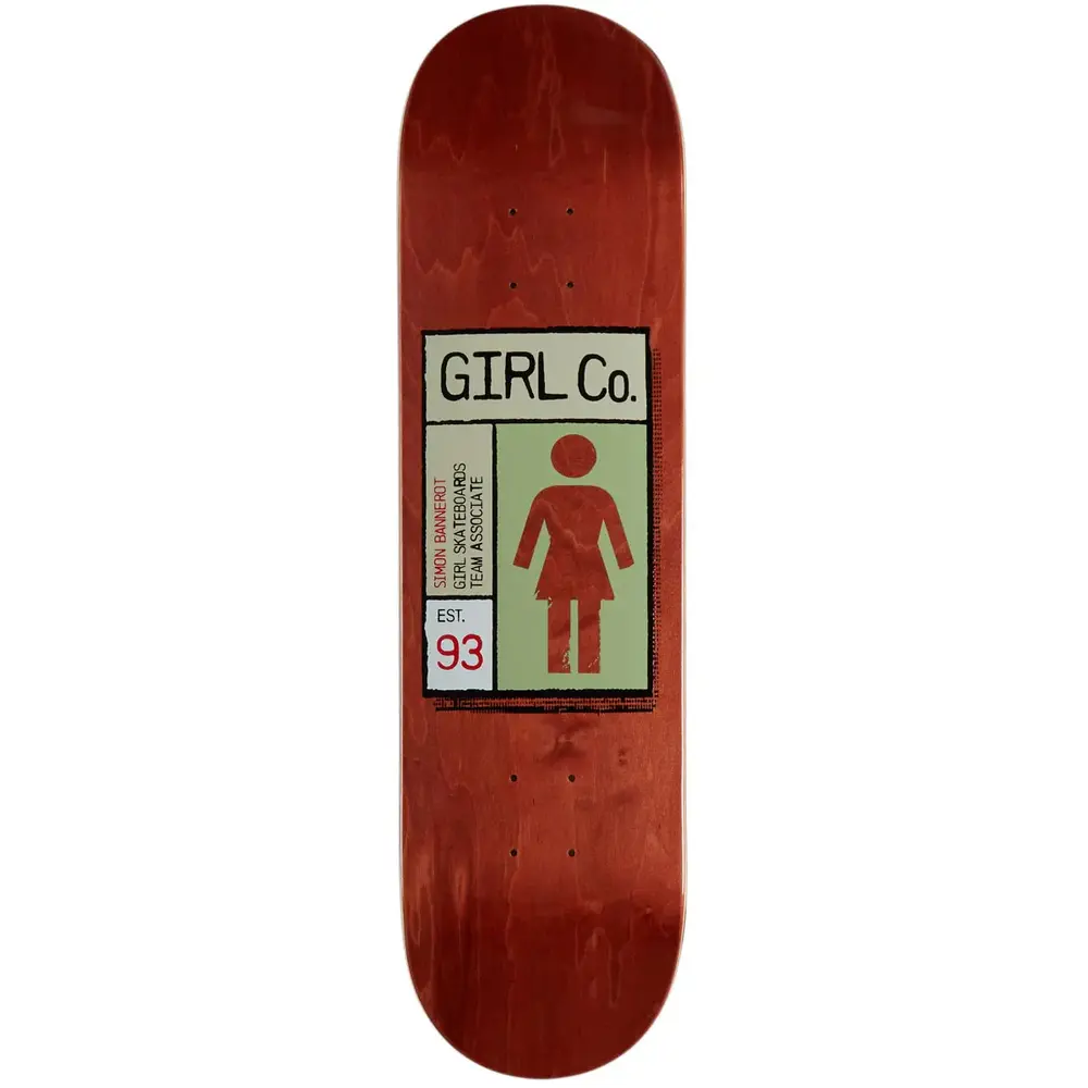 Girl Gridbox Simon Bannerot 8.25 Skateboard Deck