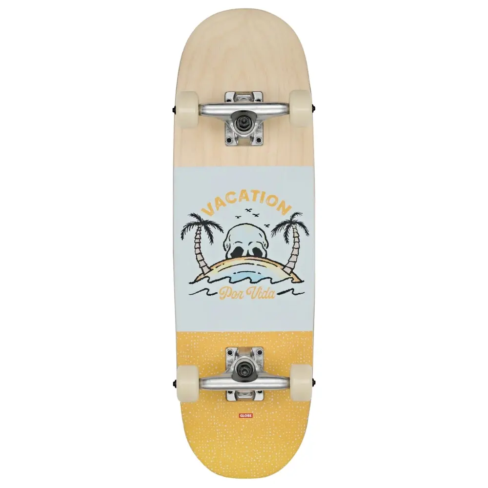 Globe Kids Softie Mini Natural Por Vida 7.9 Complete Skateboard