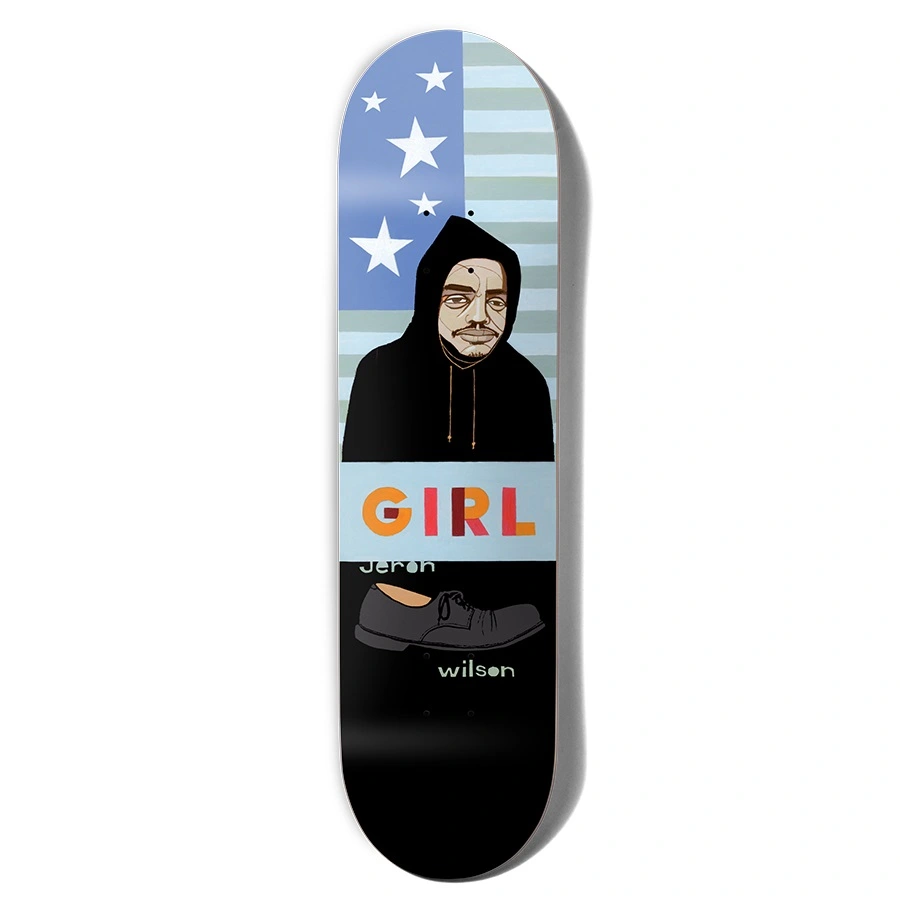 Girl Hecox Portrait Jeron Wilson 7.5 Skateboard Deck