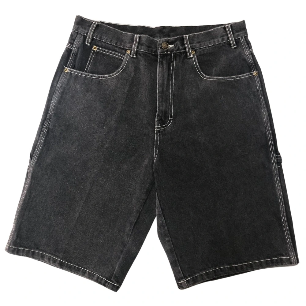 Dickies DX200 Light Weight Denim Carpenter Washed Black 11" Shorts [Size: 26]