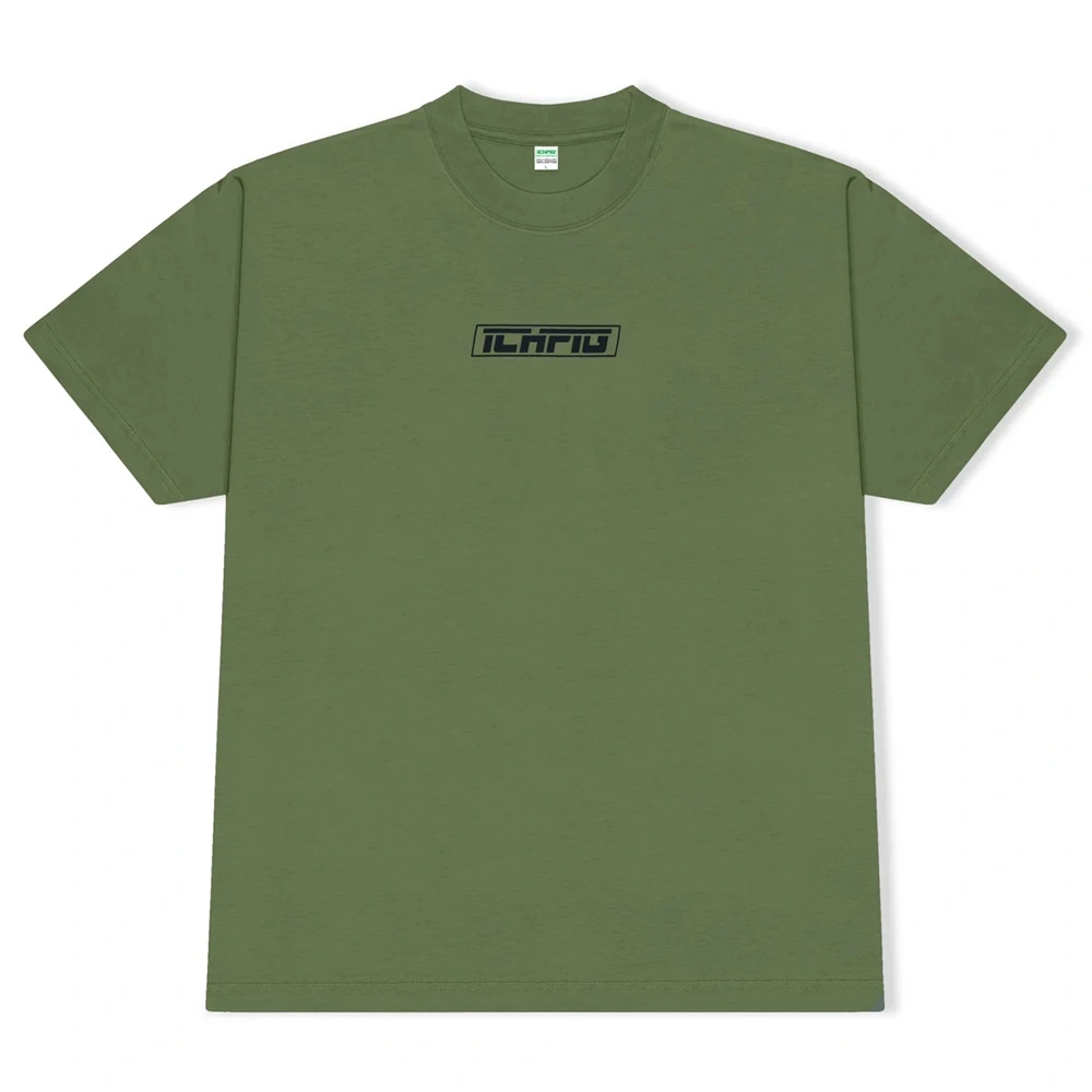 Ichpig Strike Logo Khaki Black T-Shirt [Size: M]