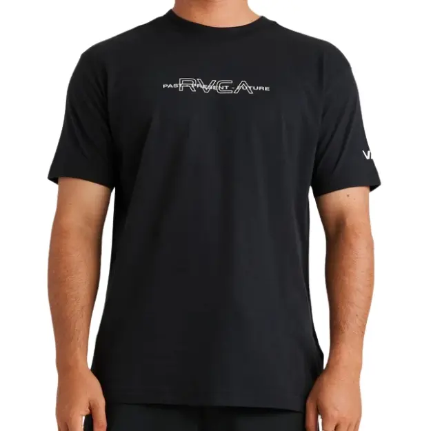 RVCA Inline Black T-Shirt [Size: M]