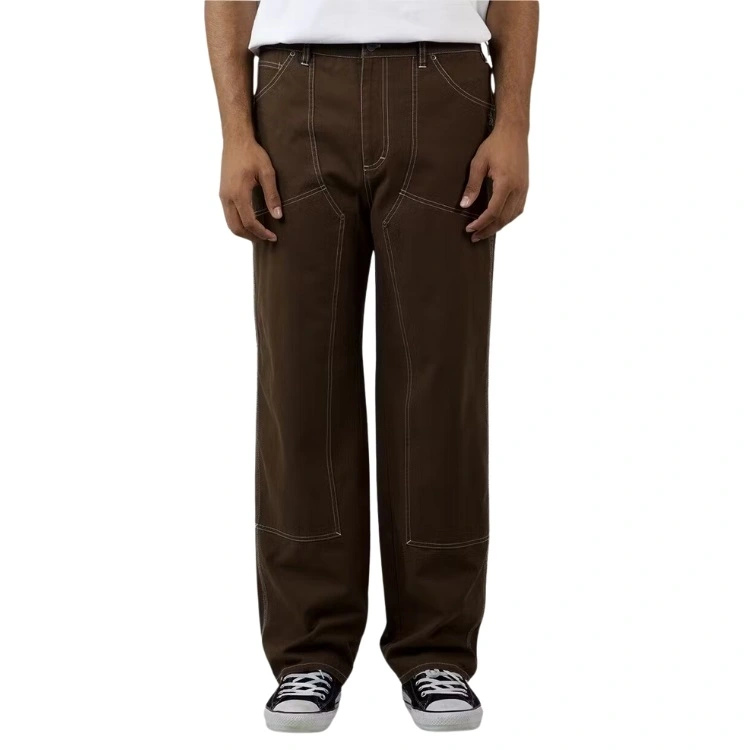 Dickies Tejano Carpenter Stone Washed Timber Brown Pants [Size: 28]