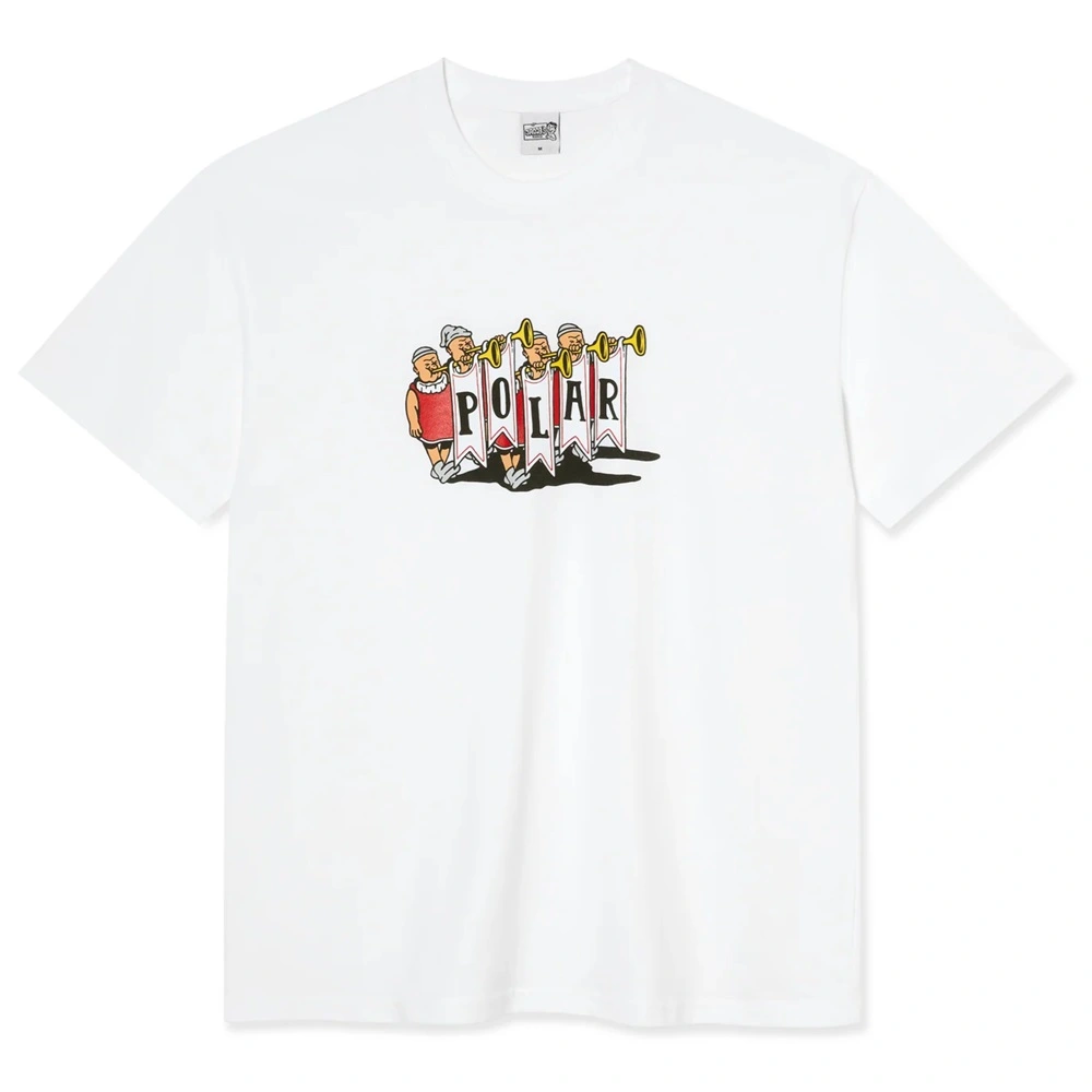 Polar Skate Co Trumpets White T-Shirt [Size: M]