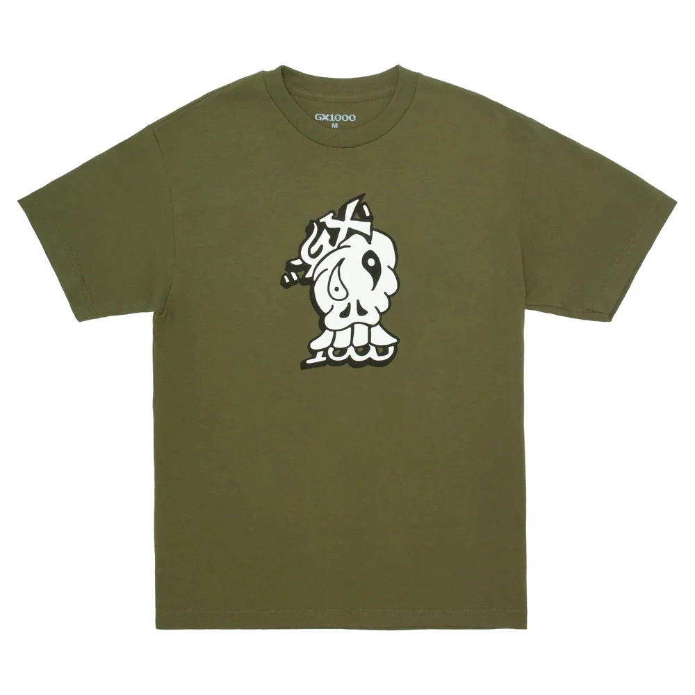 Gx1000 Mind Over Matter Military Green T-Shirt [Size: L]