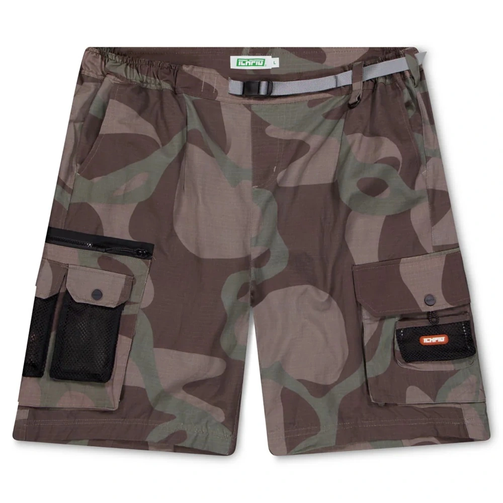 Ichpig Ripstop Terrain Glyph Camo Cargo Shorts [Size: S]