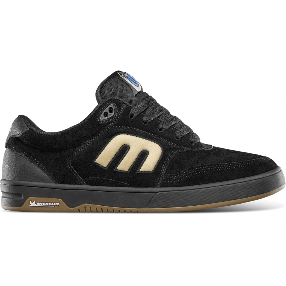 Etnies The Aurelien Michelin Black Gold Mens Skate Shoes [Size: US 9]