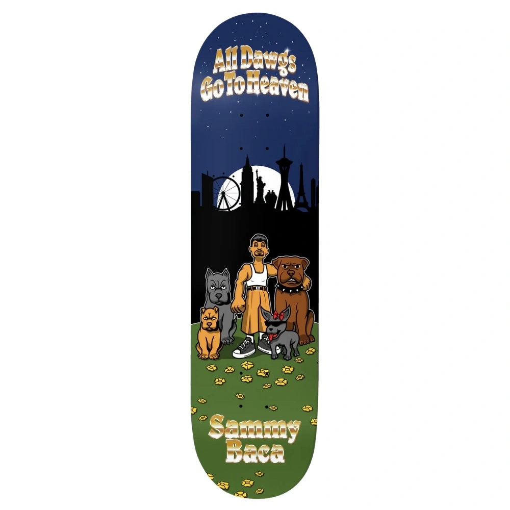 Baker Sammy Baca All Dawgs Go To Heaven 8.5 Skateboard Deck