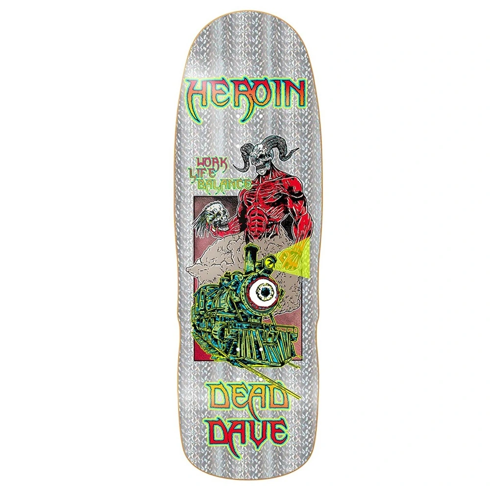 Heroin Dead Dave Hellscape 10.1 Skateboard Deck