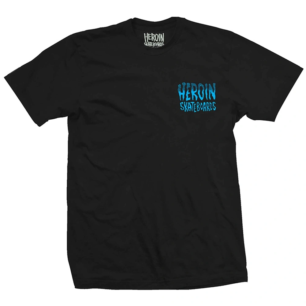 Heroin Skeleton Black T-Shirt [Size: M]