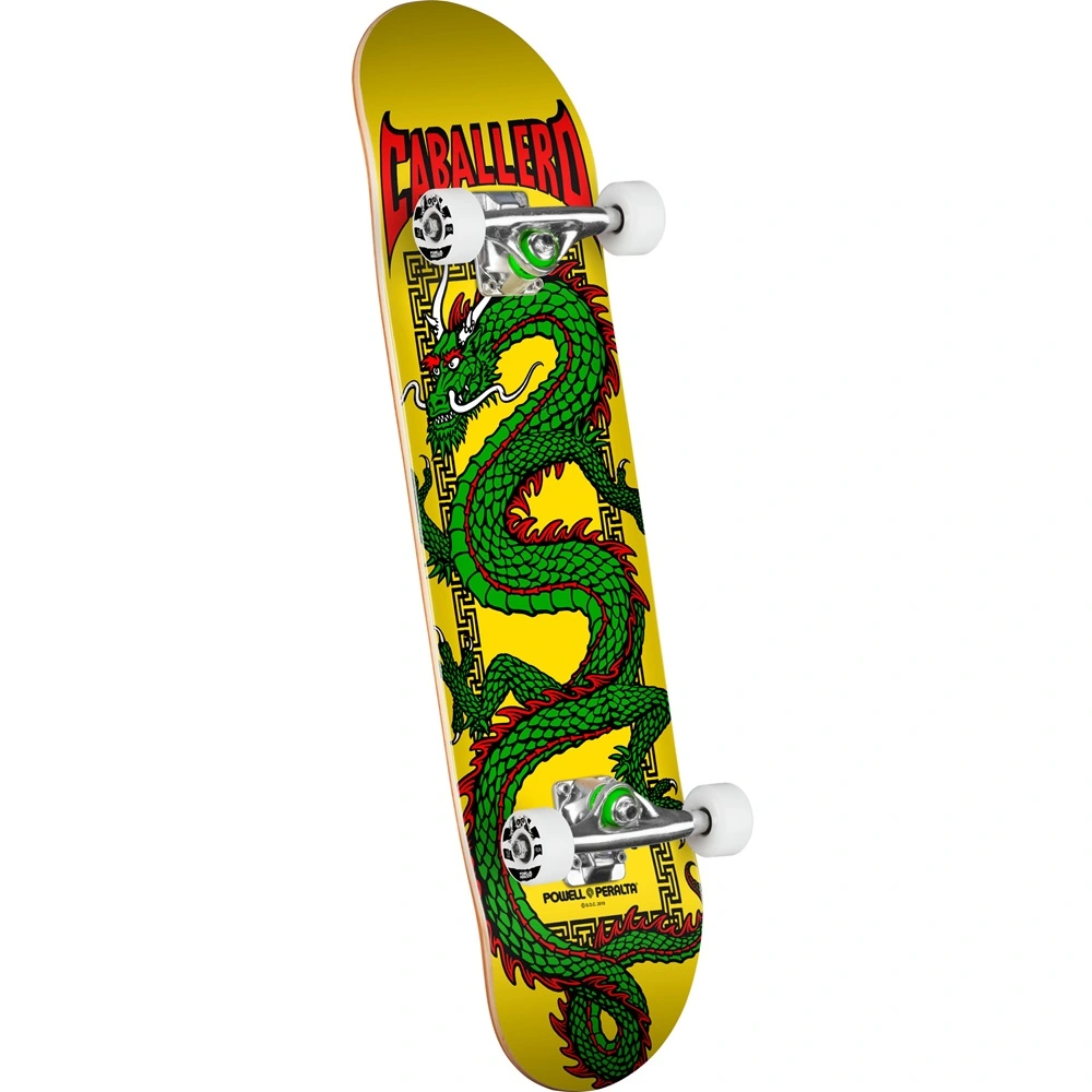 Powell Peralta Cab Chinese Dragon Yellow 7.5 Complete Skateboard