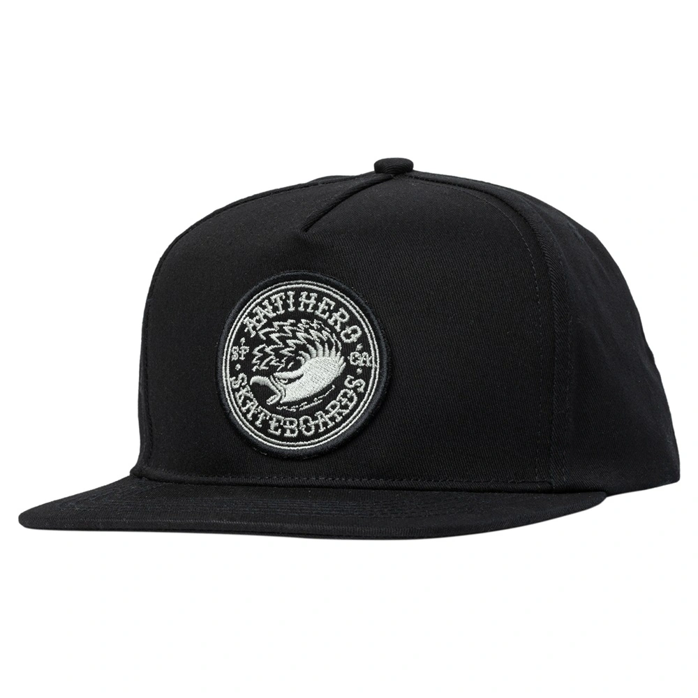 Anti Hero Eagle Round Black Charcoal Adjustable Hat