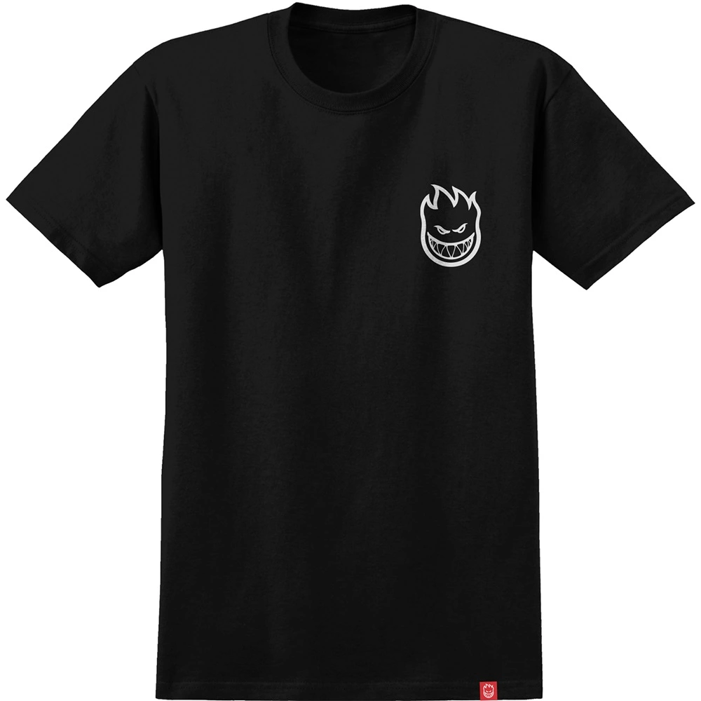 Spitfire Lil Bighead Black White T-Shirt [Size: L]