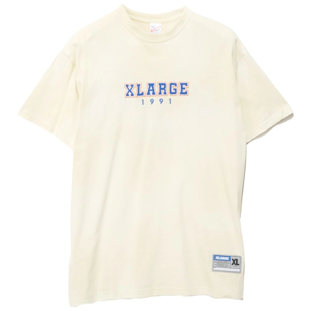 XLarge College Vintage White T-Shirt [Size: M]