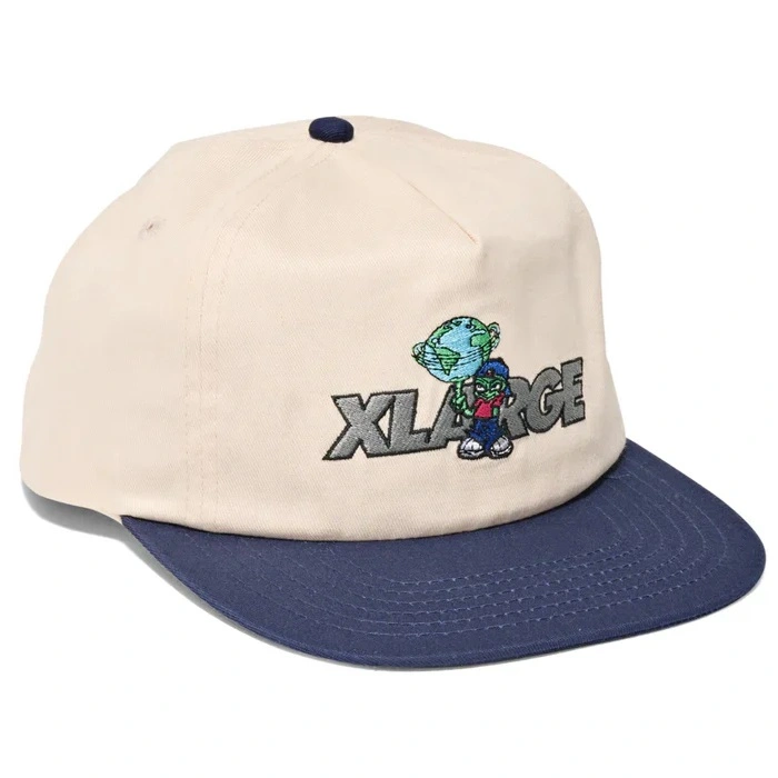 XLarge Around The World Thrift White Snapback Hat