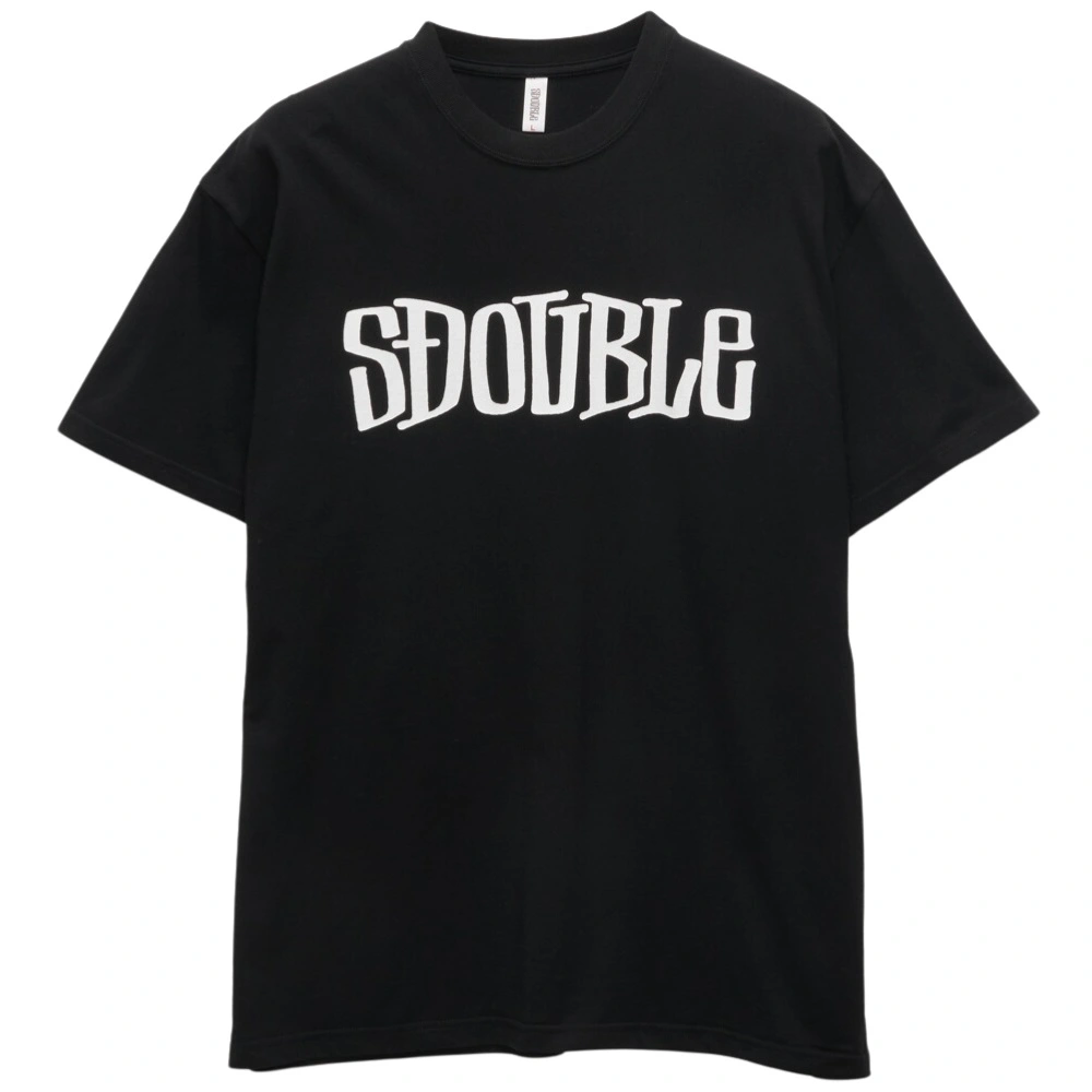 S-Double Design By Black T-Shirt [Size: M]