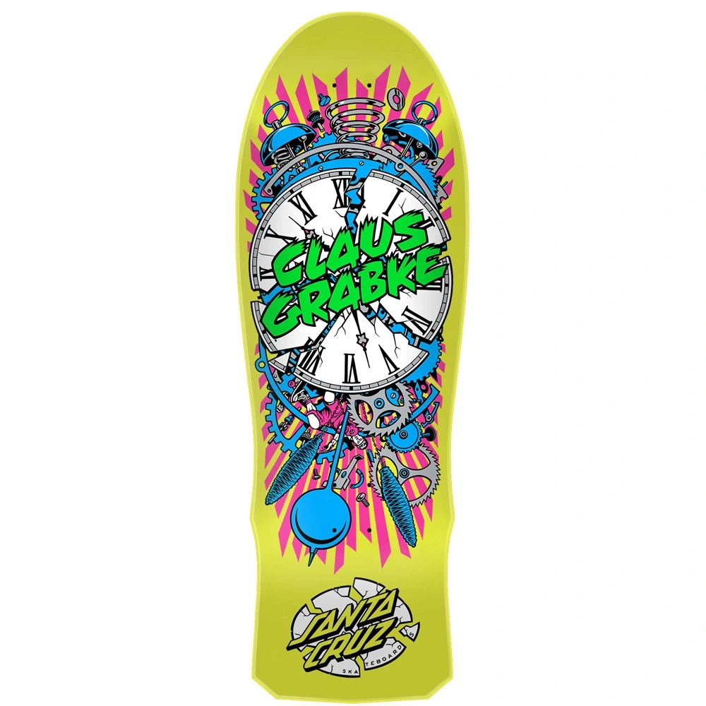 Santa Cruz Grabke Exploding Clock 10.04 Skateboard Deck