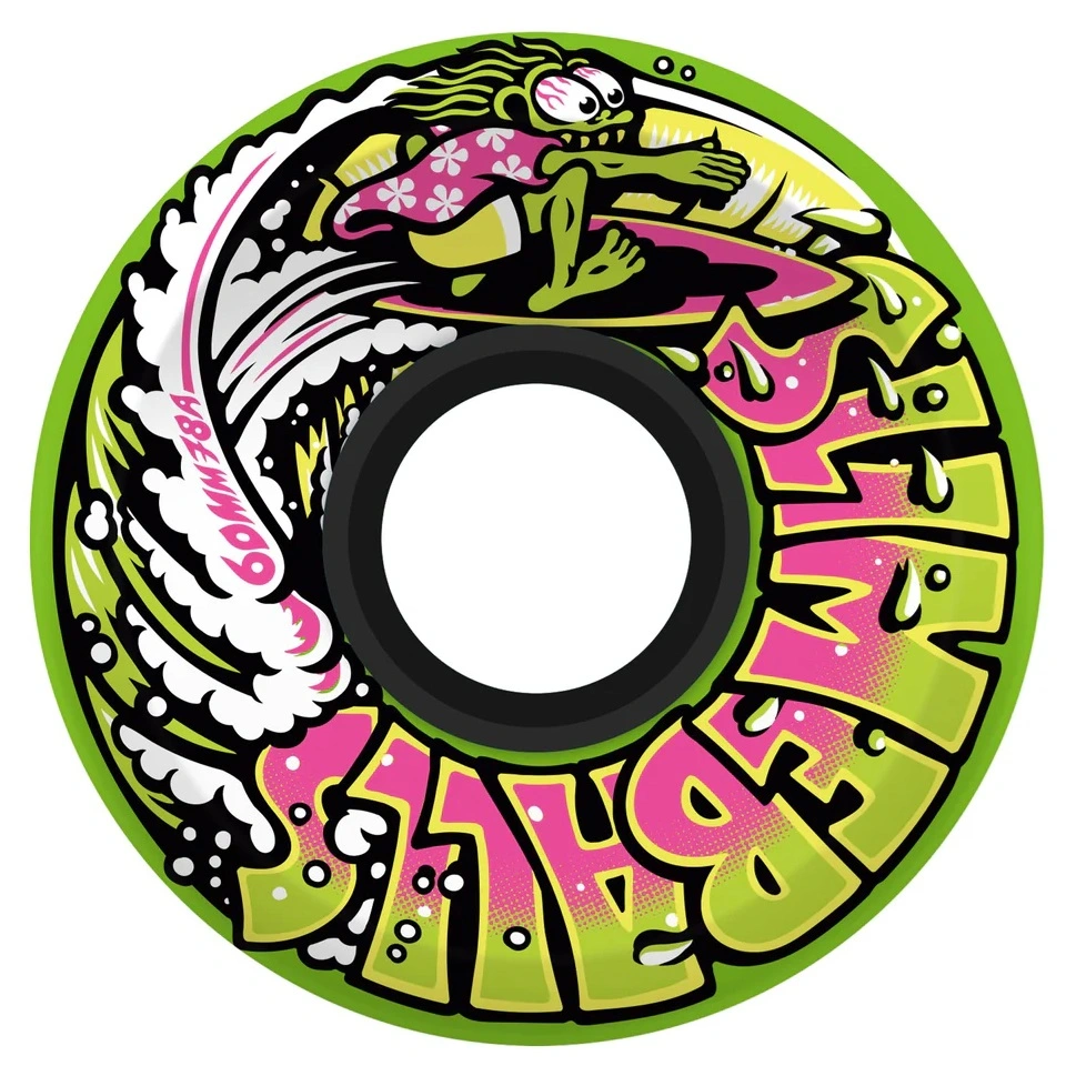 Slime Balls OG Slime Surfer Green 78A 60mm Skateboard Wheels