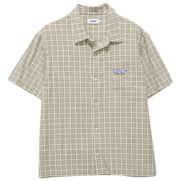 XLarge Wall Check Swamp Button Up Shirt [Size: M]