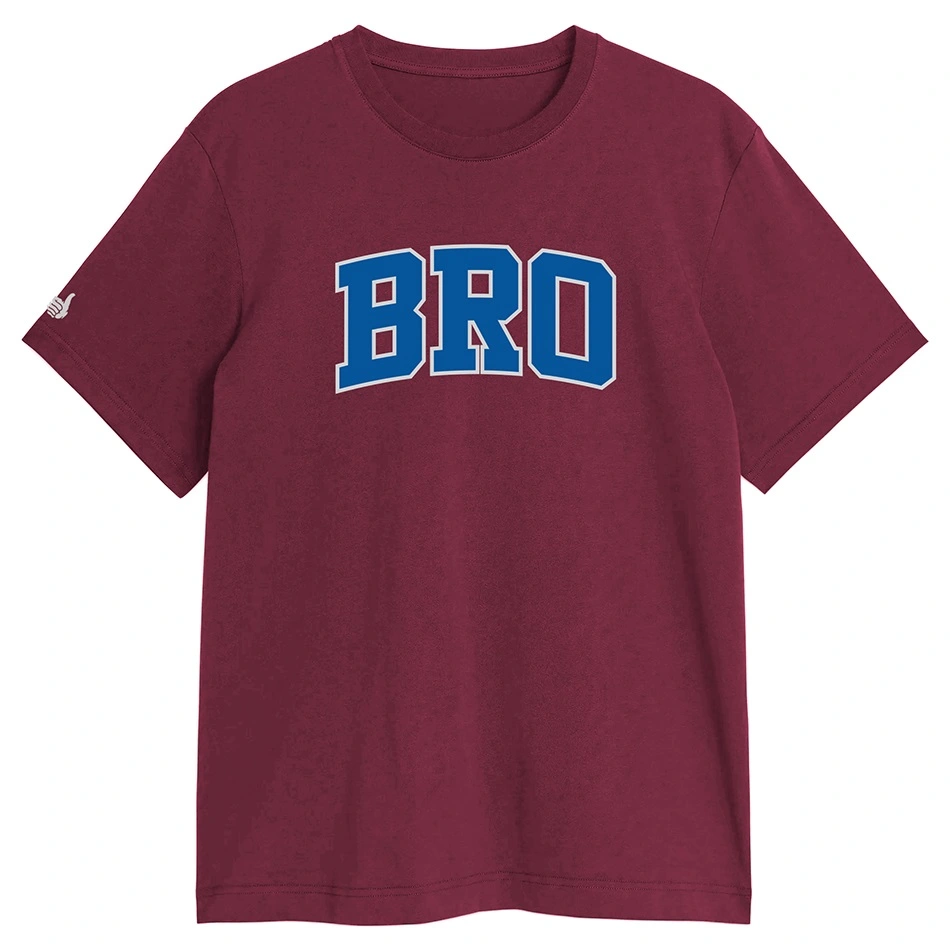 Bro Style Bro Maroon T-Shirt [Size: M]