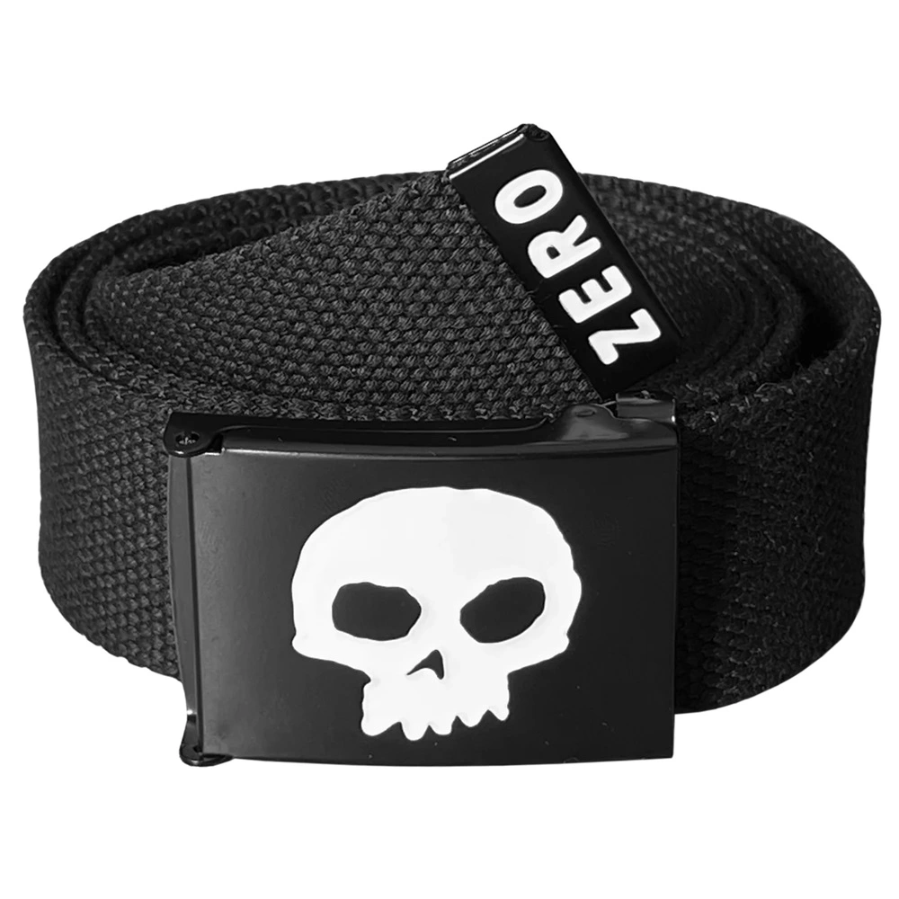 Zero Single Skull Black White Belt