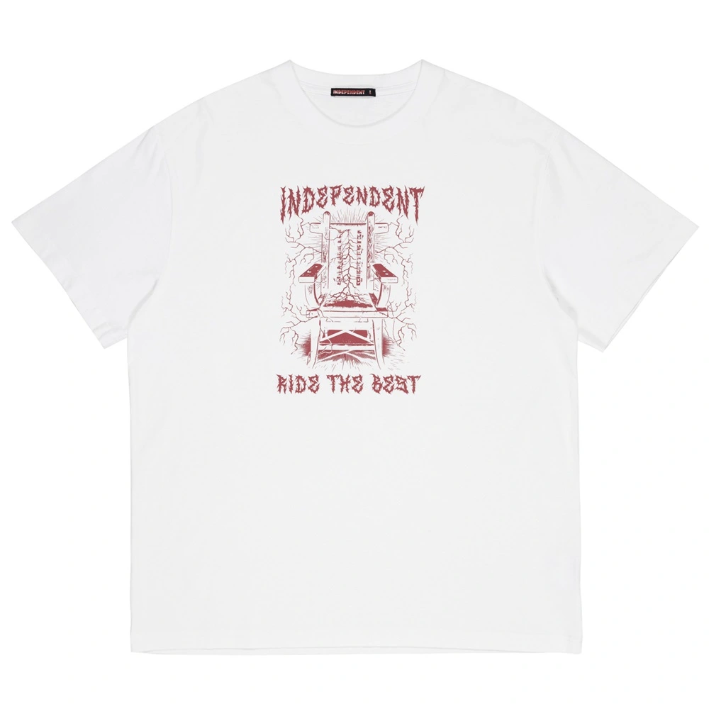 Independent RTB Lightning Original Fit White T-Shirt [Size: S]