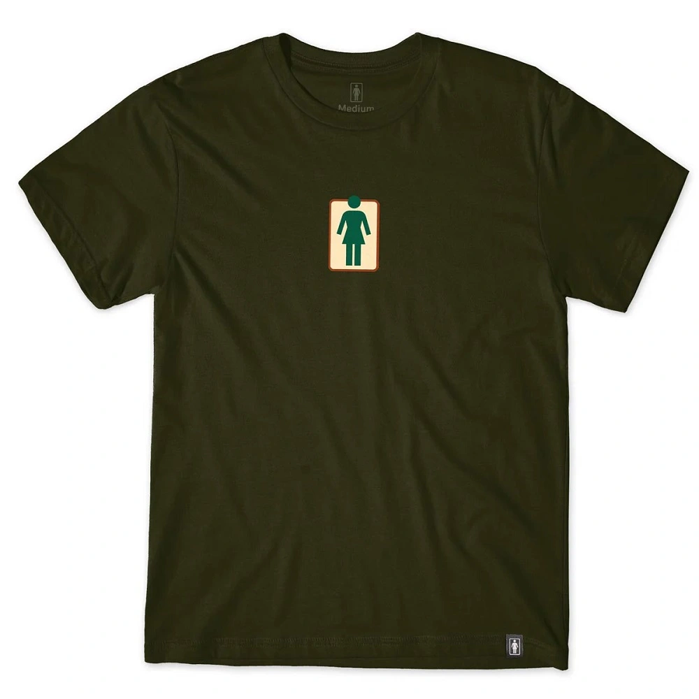 Girl OG Naturals Green T-Shirt [Size: M]