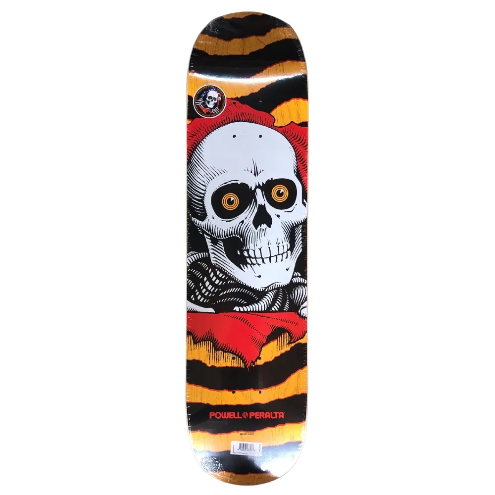 Powell Peralta Ripper Yellow Red 7.75 Skateboard Deck