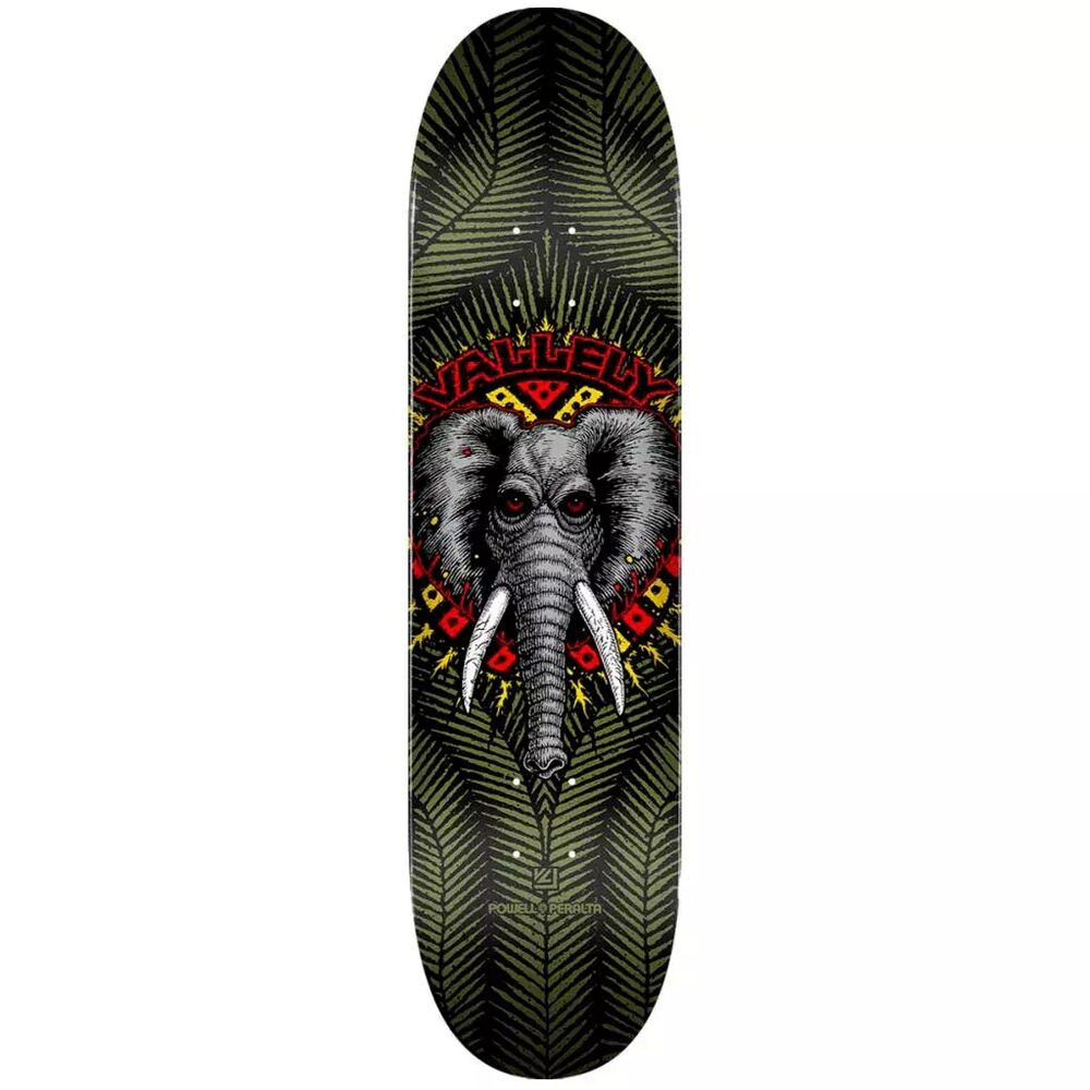 Powell Peralta Mike Vallely Olive Birch 8.25 Skateboard Deck