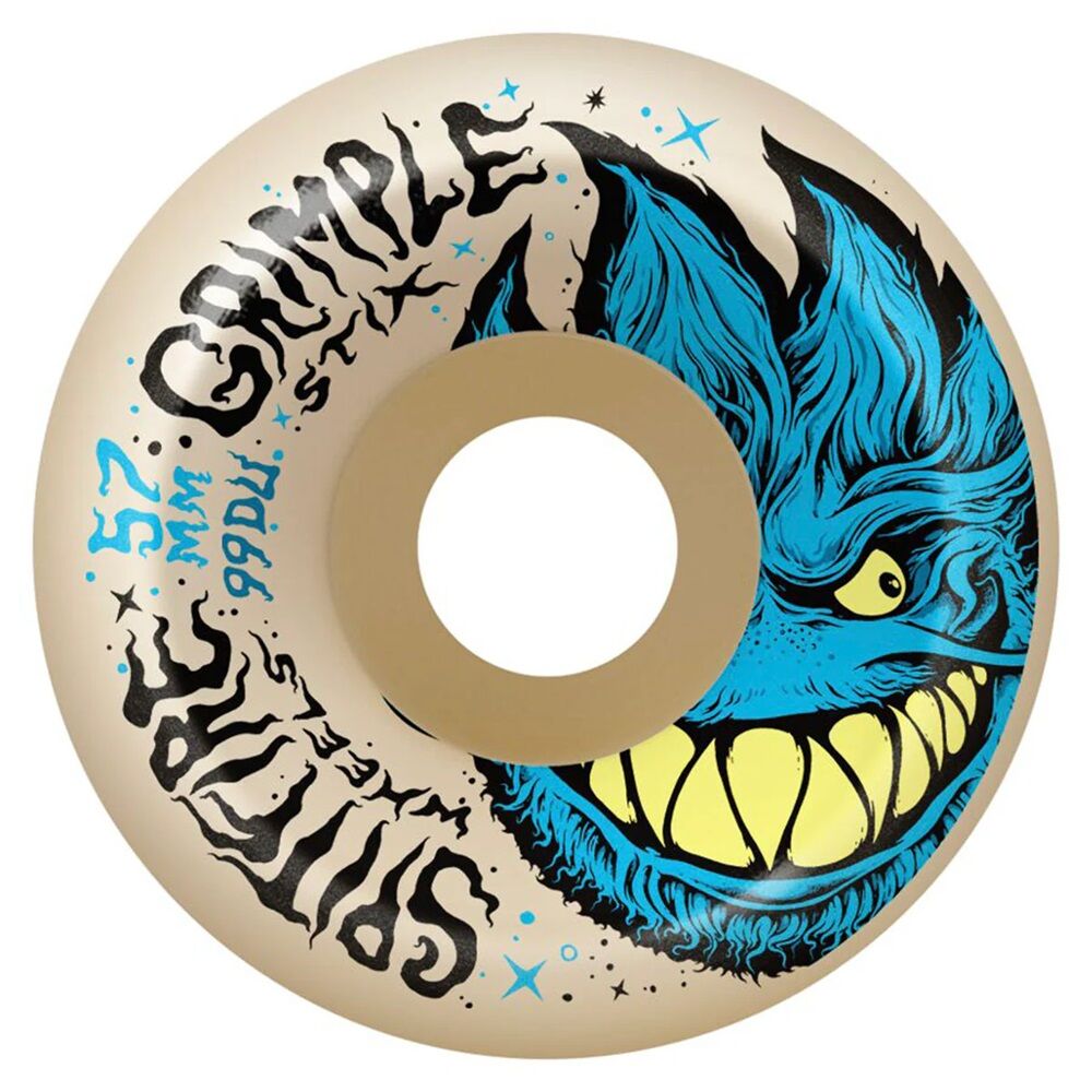 Spitfire Grimple Head Lock In Full Natural F4 99D 57mm Skateboard Wheels