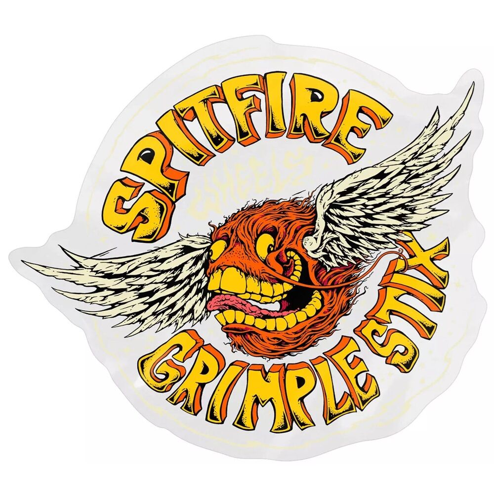 Spitfire X Grimple Flying Medium Sticker