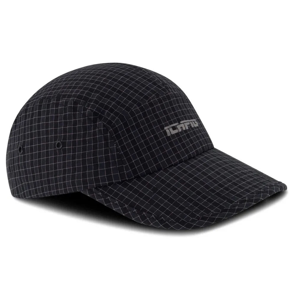 Ichpig Ripstop Check 5 Panel Black Hat