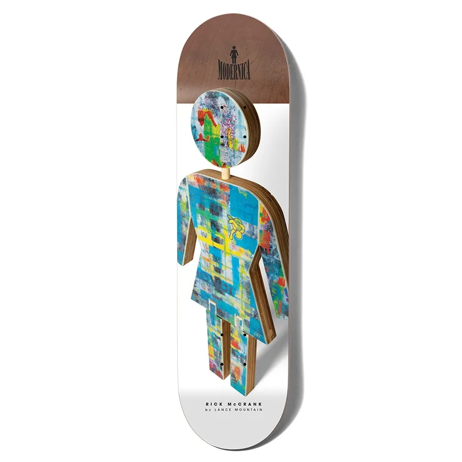 Girl Modernica Collection Rick McCrank Twin 8.25 Skateboard Deck