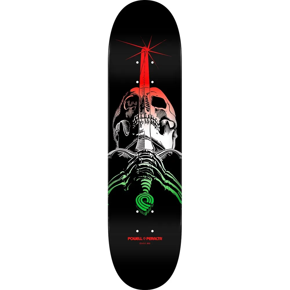 Powell Peralta Skull & Sword Fade Green 8.25 Skateboard Deck