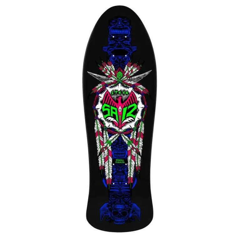 Powell Peralta Steve Saiz Totem Blacklight 10.0 Skateboard Deck